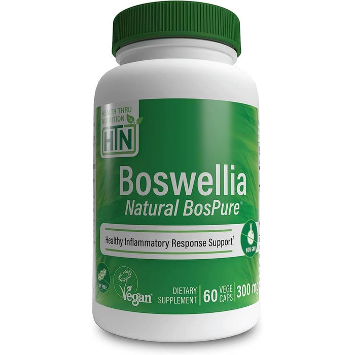 Health Thru Nutrition Boswellia BosPure 300mg 60 Veggie Capsules - Immune Support at MySupplementShop by Health Thru Nutrition