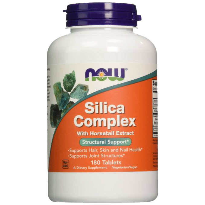 NOW Foods Silica Complex with Horsetail Extract - 180 tablets