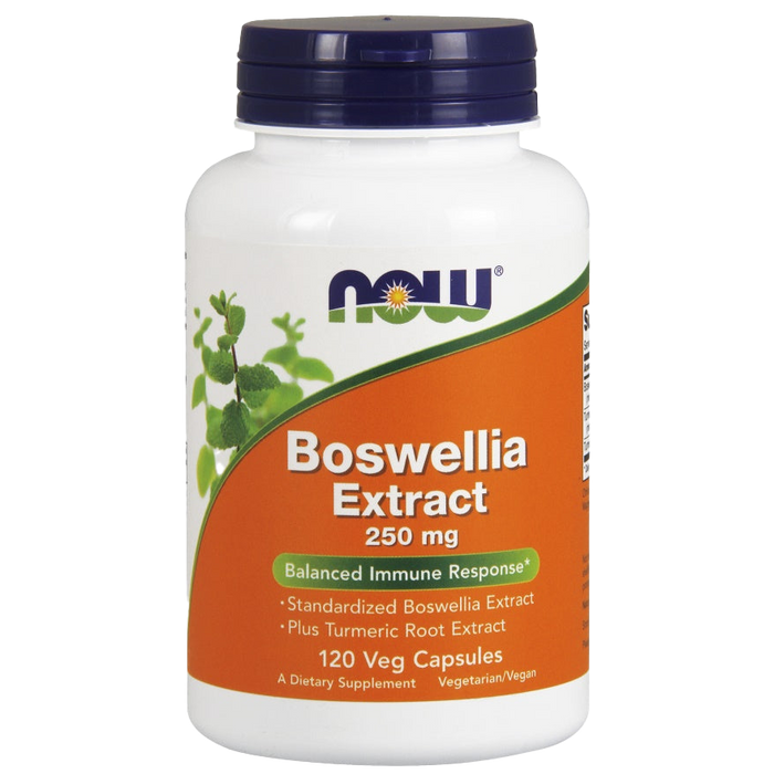 NOW Foods Boswellia Extract Plus Turmeric Root Extract, 250mg - 120 vcaps