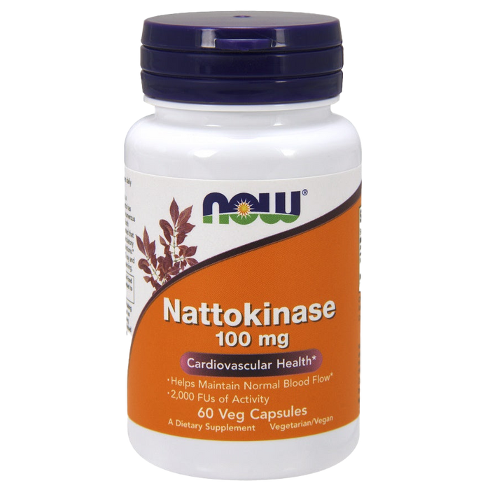 NOW Foods Nattokinase, 100mg - 60 vcaps