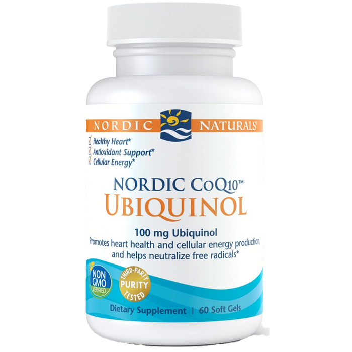 Nordic Naturals Nordic CoQ10 Ubiquinol 100mg  60 softgels