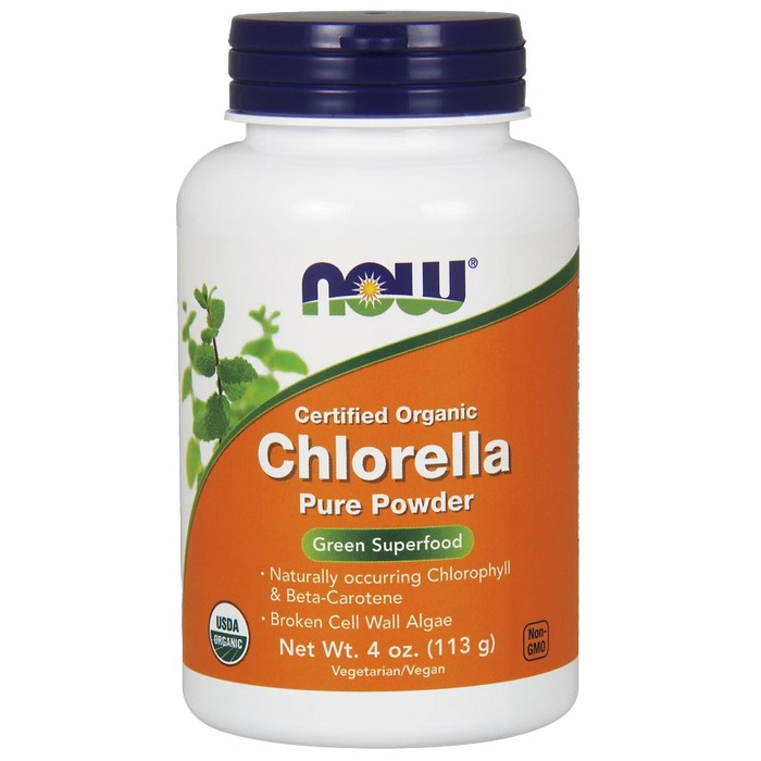 NOW Foods Chlorella, Organic Pure Powder - 113g