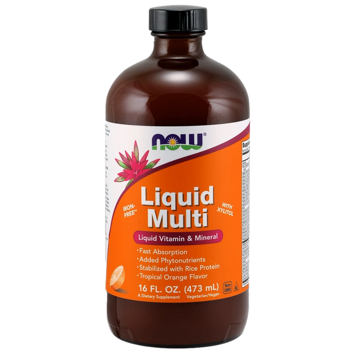 NOW Foods Liquid Multi, Wild Berry (Iron Free) - 473 ml.