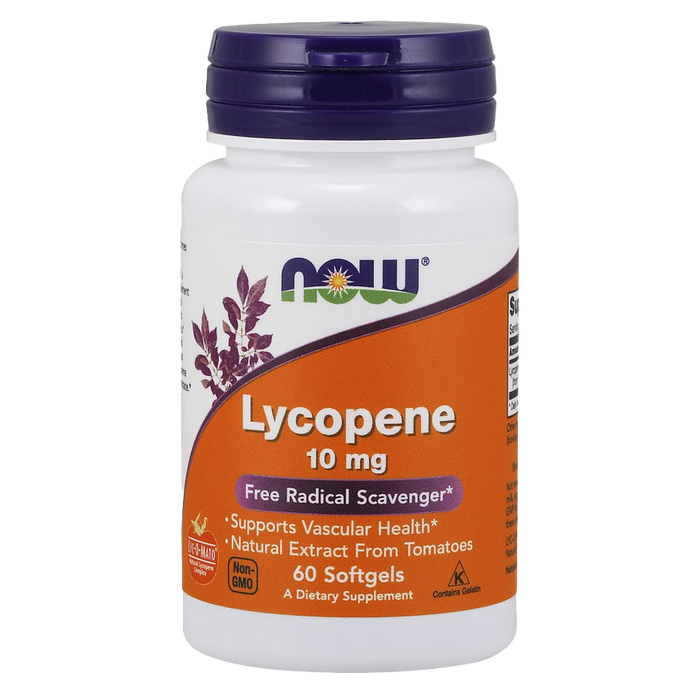 NOW Foods Lycopene, 10mg - 60 softgels