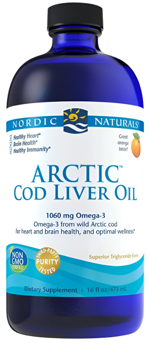 Nordic Naturals Arctic Cod Liver Oil, 1060mg Orange - 473 ml.