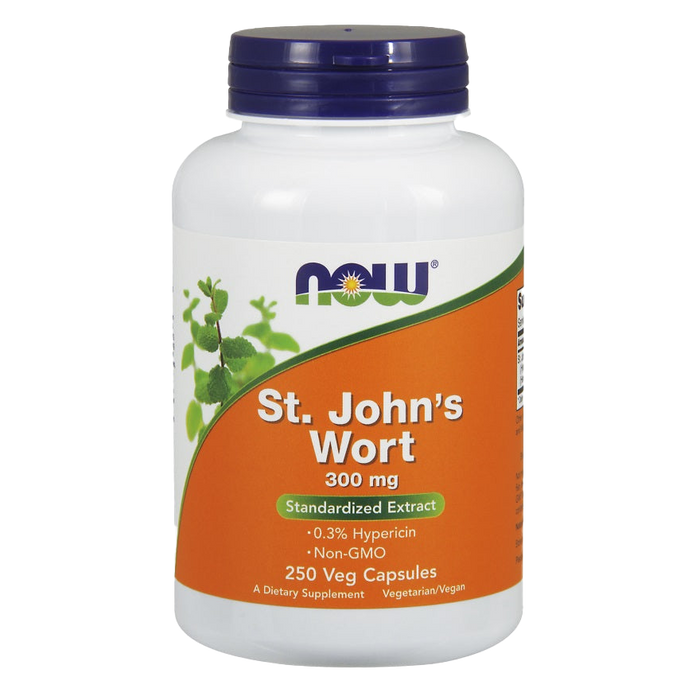 NOW Foods St. John's Wort, 300mg - 250 vcaps