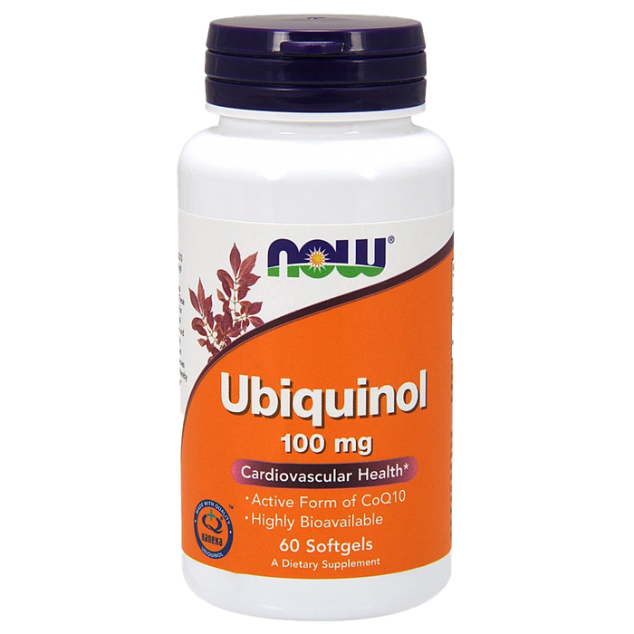 NOW Foods Ubiquinol, 100 mg – 60 Kapseln