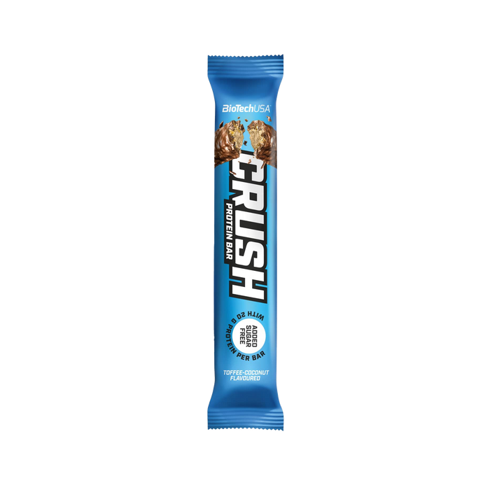 BioTechUSA Crush Bar, Toffe Coconut - 12 x 64g