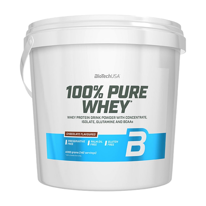 BioTechUSA 100% Pure Whey, Bourbon Vanilla - 4000 grams