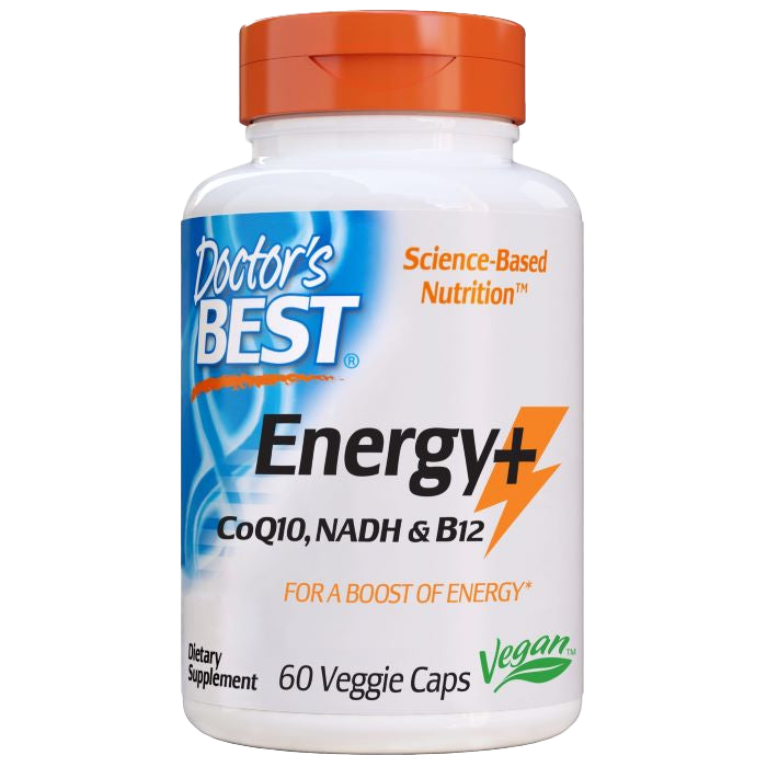 Doctor's Best Energy + CoQ10, NADH &amp; B12 – 60 Kapseln