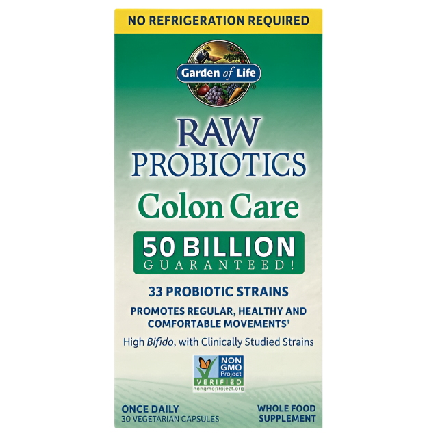 Garden of Life Raw Probiotics Colon Care - 30 vcaps