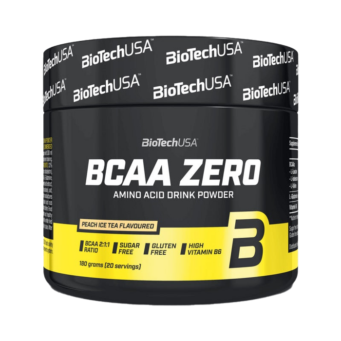 BioTechUSA BCAA Zero, Pfirsich-Eistee – 180 Gramm