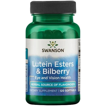 Swanson Lutein Esters & Bilberry - 120 softgels