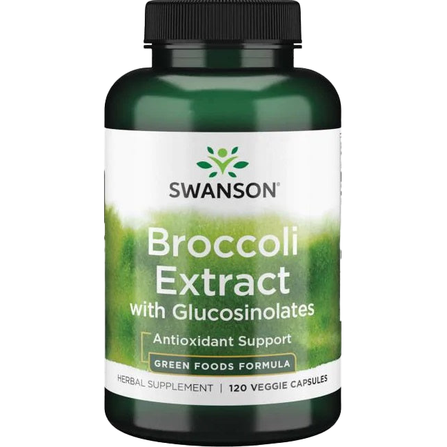 Swanson Broccoli Extract with Glucosinolates - 120 vcaps