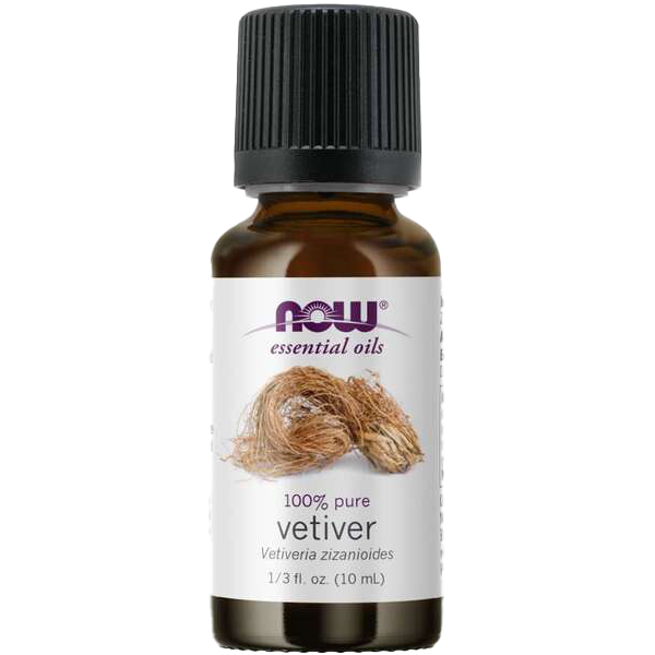 NOW Foods Essential Oil, Vetiver Oil - 10 ml.