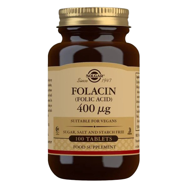 Solgar Folacin, 400mcg - 100 tabs