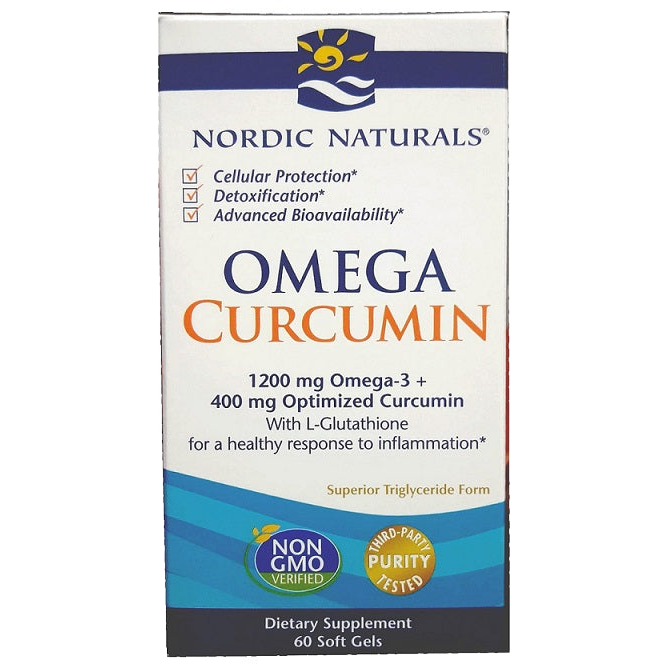 Nordic Naturals Omega Curcumin, 1200mg - 60 softgels