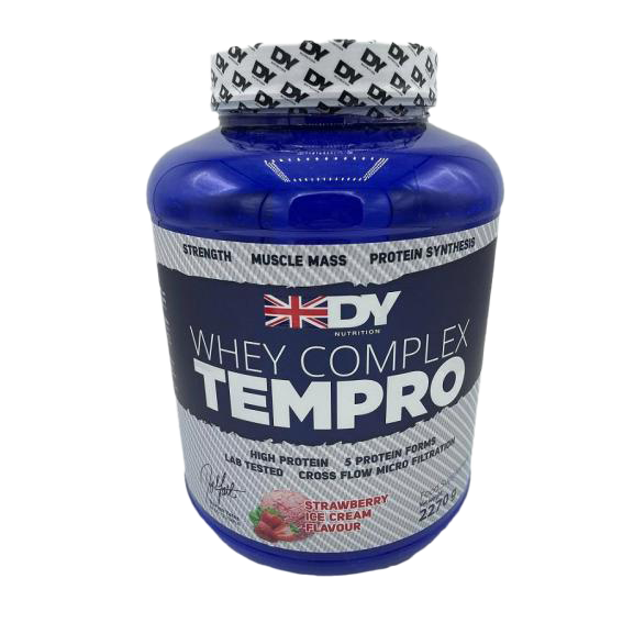 Dorian Yates Whey Complex Tempro, Erdbeere – 2270 Gramm