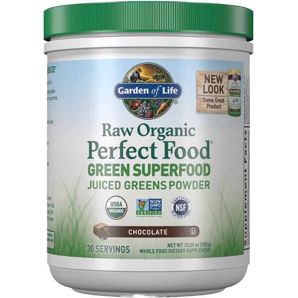 Garden of Life Raw Organic Perfect Food Green Superfood, Chocolate - 285g