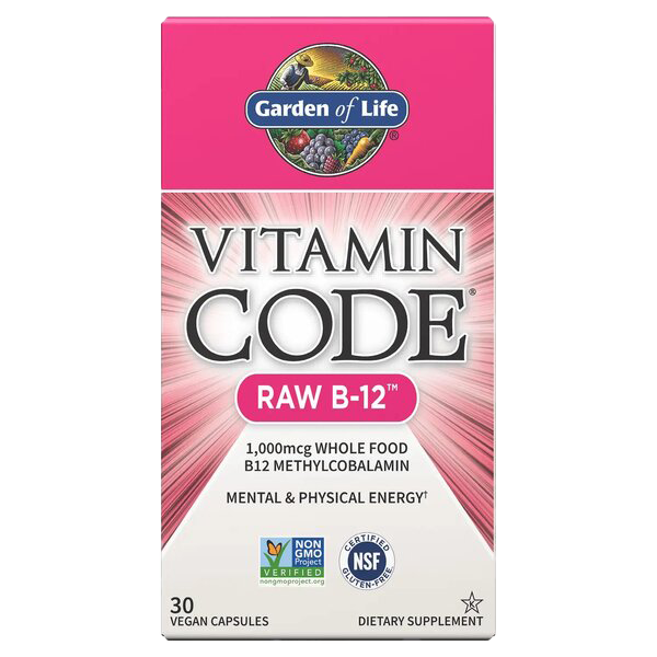 Garden of Life Vitamin Code Raw B-12 – 30 vegane Kapseln