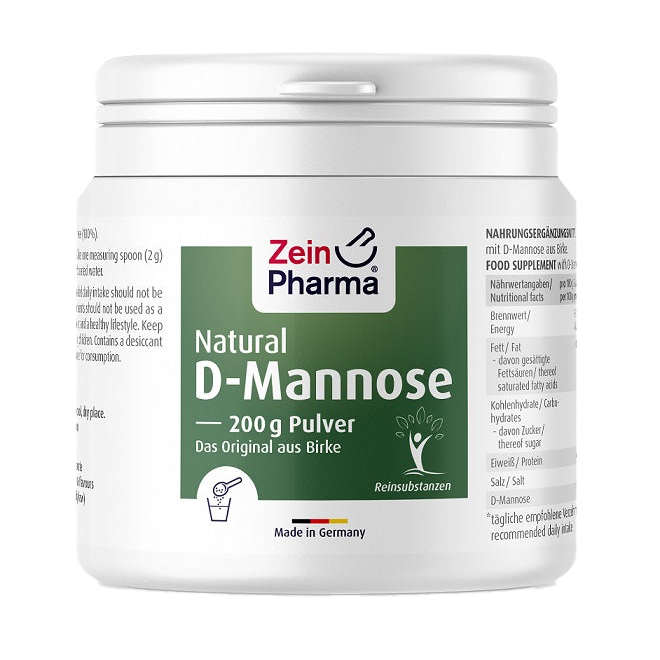 Zein Pharma Natürliches D-Mannose-Pulver – 200 g