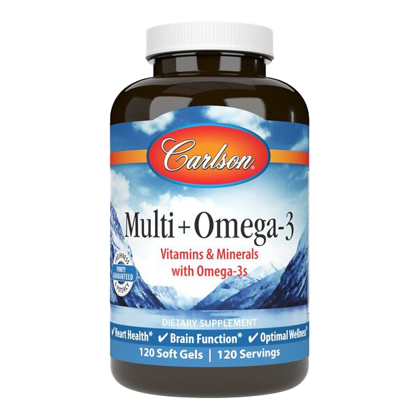 Carlson Labs Multi + Omega-3 - 120 softgels