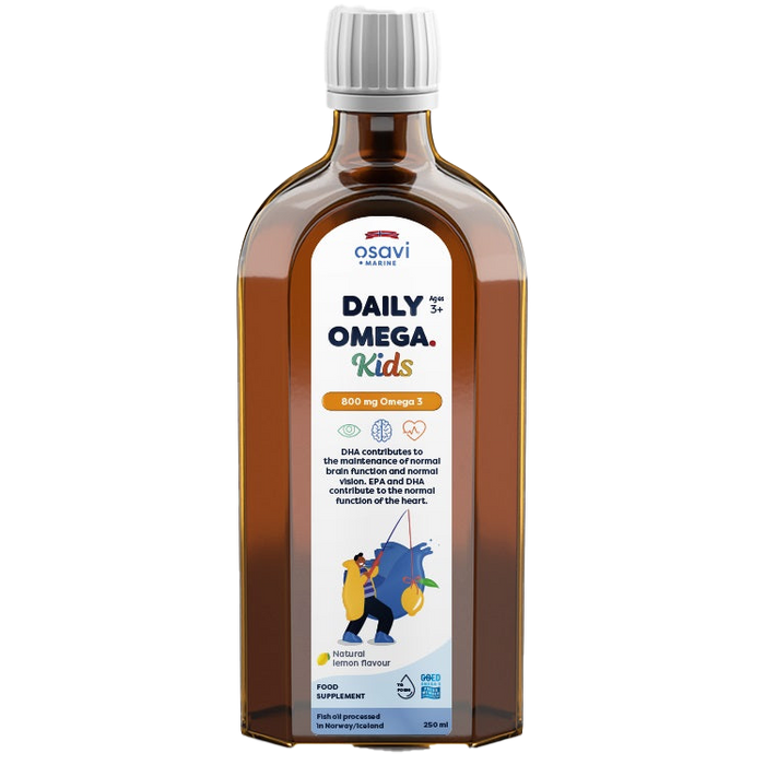 Osavi Daily Omega Kids, 800mg Omega 3 (Natural Lemon) - 250 ml.