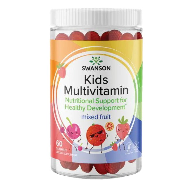 Swanson Kids Multivitamin, Mixed Fruit - 60 gummies