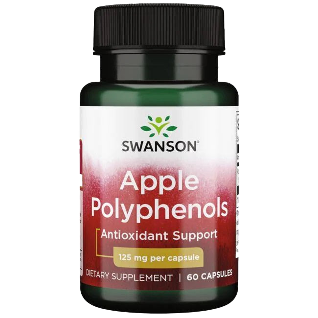 Swanson Apple Polyphenols, 125mg - 60 caps