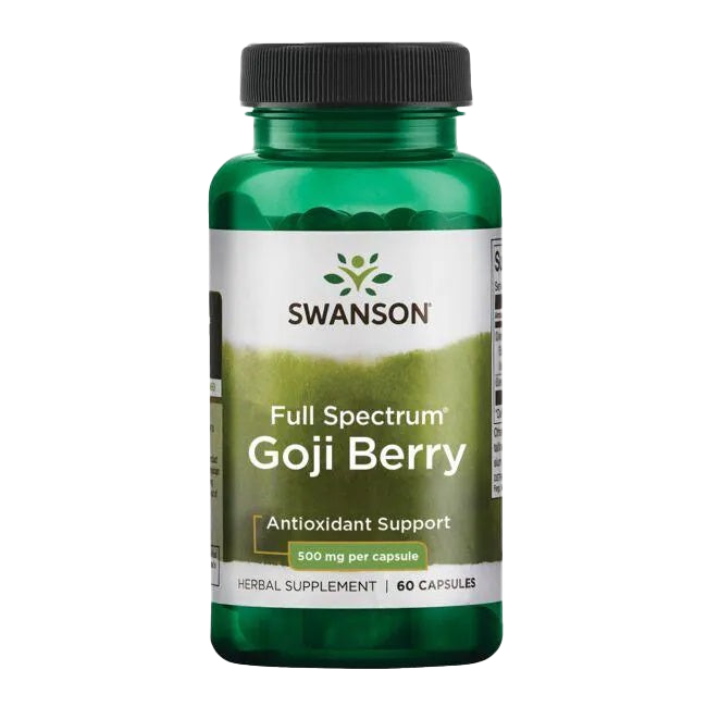 Swanson Full Spectrum Goji Berry, 500mg - 60 caps