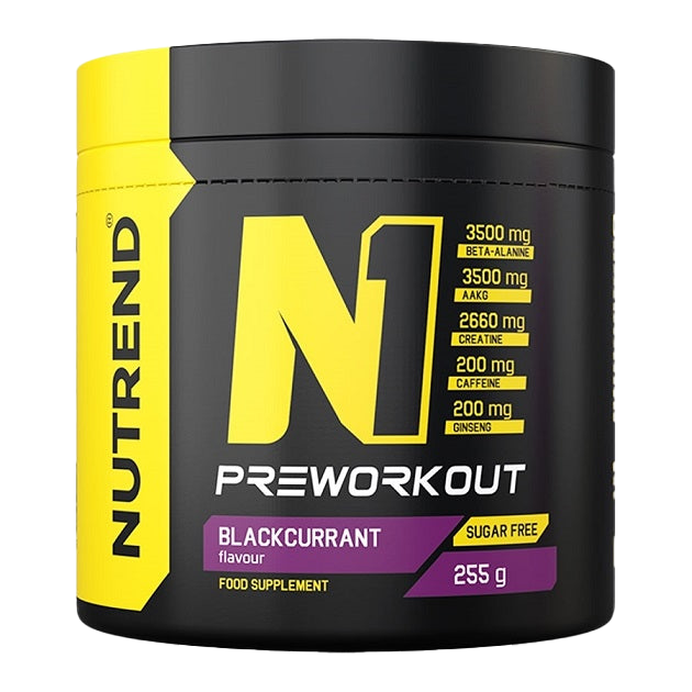 Nutrend N1 PreWorkout Blackcurrant  255g