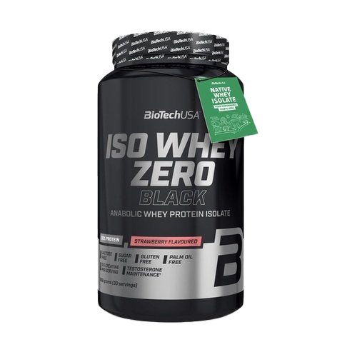 BioTechUSA Iso Whey Zero Black Strawberry 908g