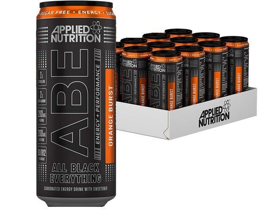 Applied Nutrition ABE Energy + Performance Cans, Orange Burst - 12 x 330ml - Drink Flavored at MySupplementShop by Applied Nutrition