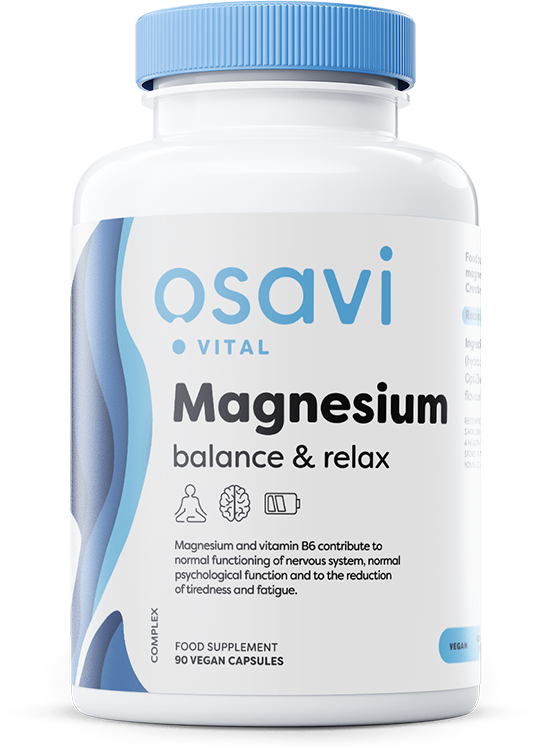 Osavi Magnesium Balance & Relax 90 vegan capsules - Vitamins & Minerals at MySupplementShop by Osavi