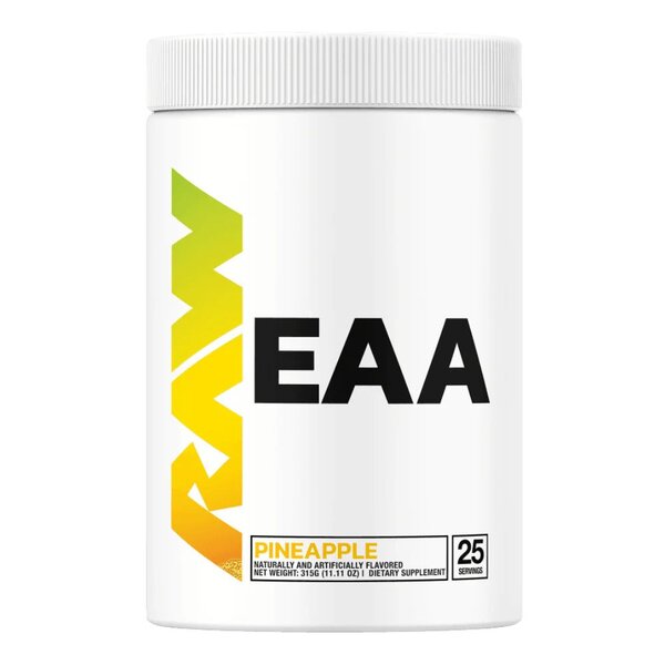 Raw Nutrition EAA, Pineapple 315g - Amino Acids and BCAAs at MySupplementShop by Raw Nutrition