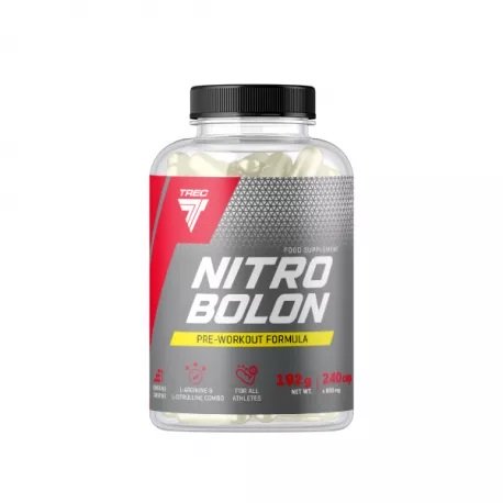 Trec Nutrition NitroBolon Pre-Workout Formula - 240 caps - Sports Supplements at MySupplementShop by Trec Nutrition