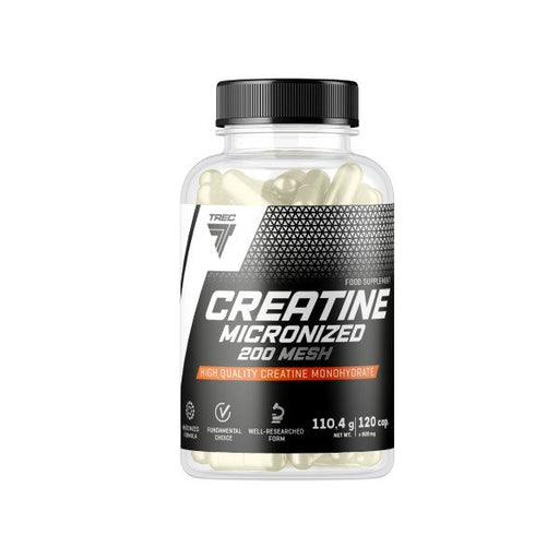 Trec Nutrition Creatine Micronized 200 Mesh 120 Capsules - Creatine Capsules at MySupplementShop by Trec Nutrition