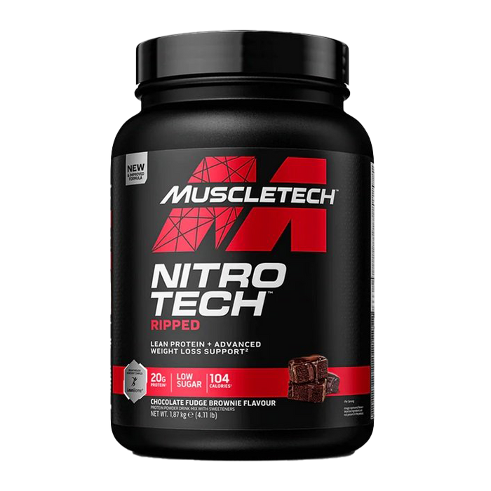 MuscleTech Nitro-Tech Ripped, Chocolate Fudge Brownie 1870g