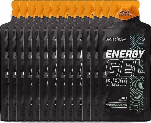 Energy Gel Pro, Orange - 12 x 40g - Default Title - Endurance at MySupplementShop by BioTechUSA