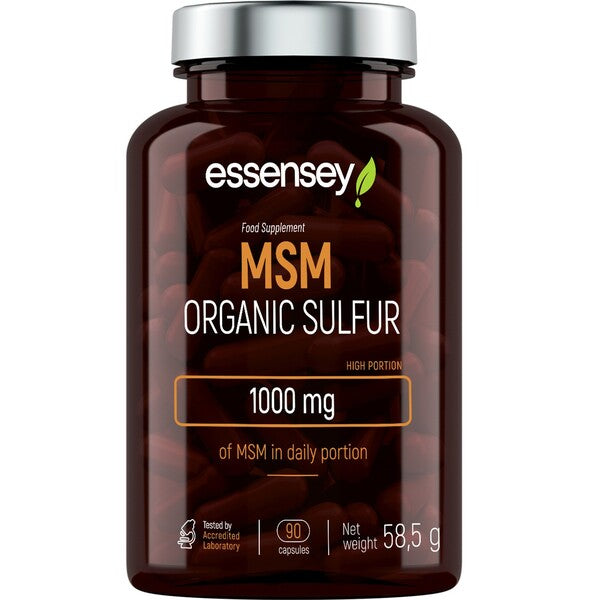 Essensey MSM Organic Sulfur, 1000mg - 90 caps - MSM at MySupplementShop by ESSENSEY