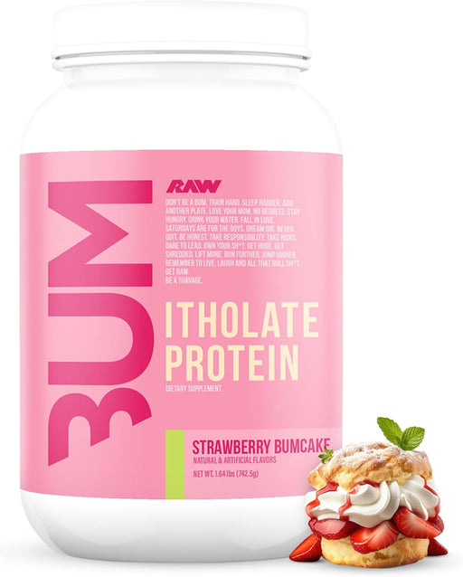 Raw Nutrition CBUM Itholate Protein 742g - Strawberry Bumcake - Protein Blends at MySupplementShop by Raw Nutrition