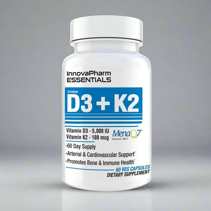 InnovaPharm D3+K2 60 Capsules - Multivitamins at MySupplementShop by Innovapharm