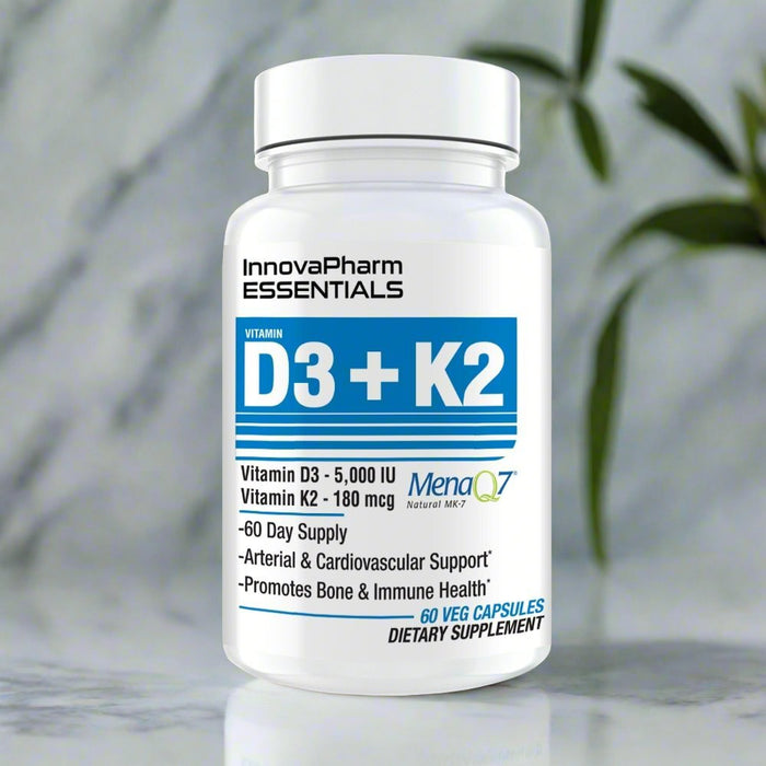 InnovaPharm D3+K2 60 Capsules - Multivitamins at MySupplementShop by Innovapharm