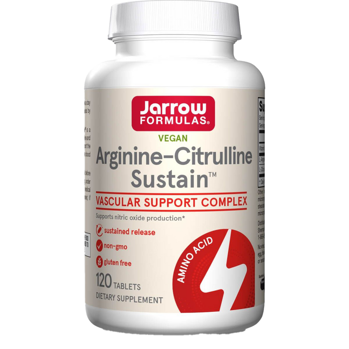 Jarrow Formulas Arginine-Citrulline Sustain 120 Tablets