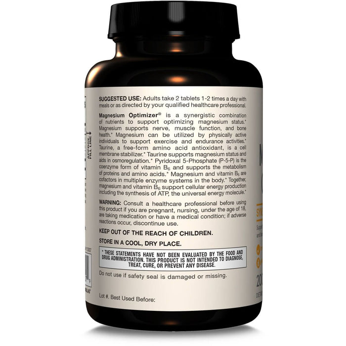 Jarrow Formulas Magnesium Optimizer 200 Tablets - Vitamins & Minerals at MySupplementShop by Jarrow Formulas