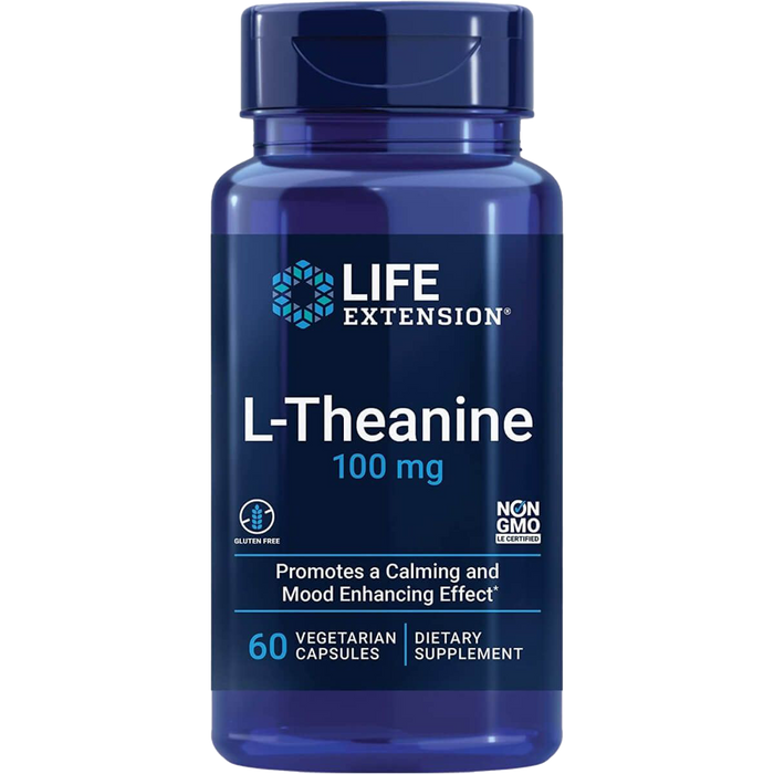 Life Extension L-Theanin, 100 mg – 60 Kapseln