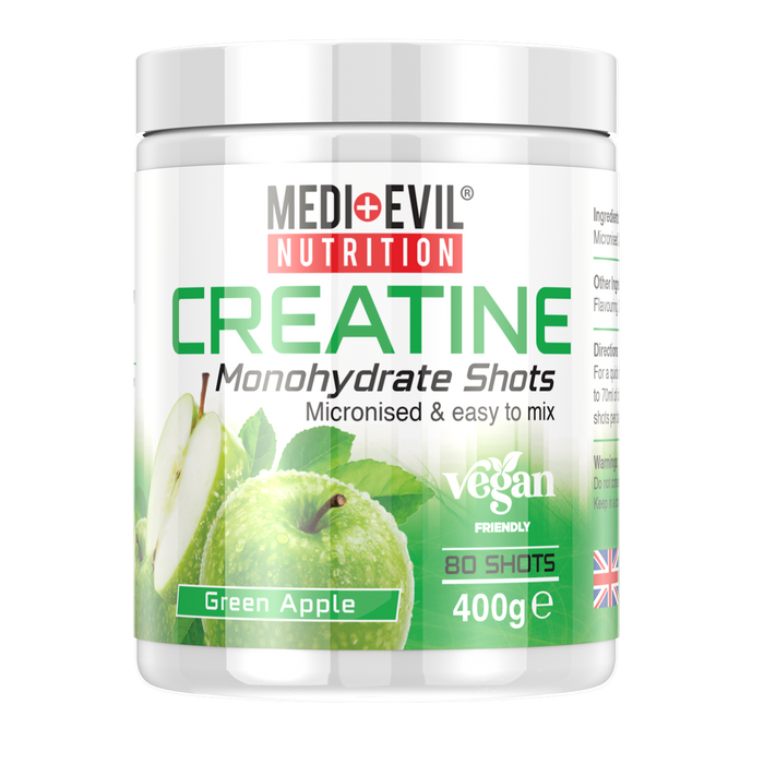 Medi-Evil Creatine 400g - Green Apple - Creatine Powder at MySupplementShop by Medi-Evil Nutrition