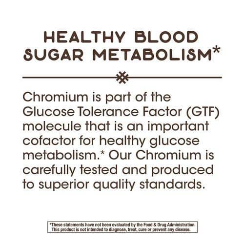 Nature's Way GTF Chromium 200mcg 100 Vegan Capsules - Energy & Vitality at MySupplementShop by Nature's Way