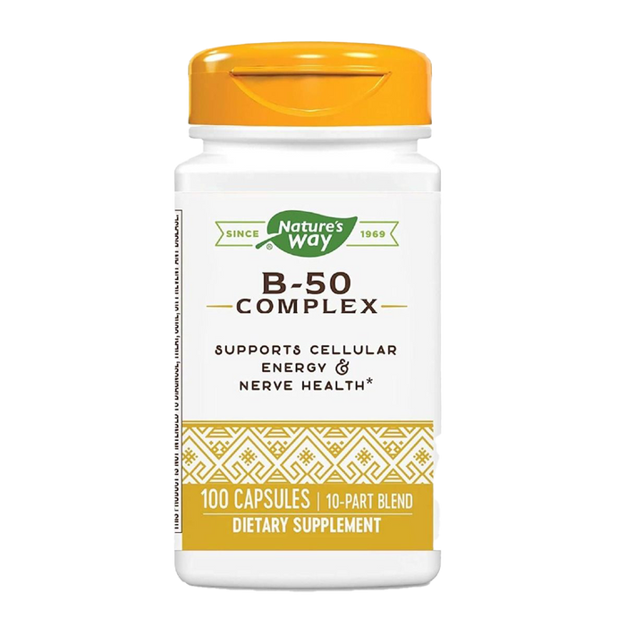 Nature's Way Vitamin B-50 Complex 100 Capsules