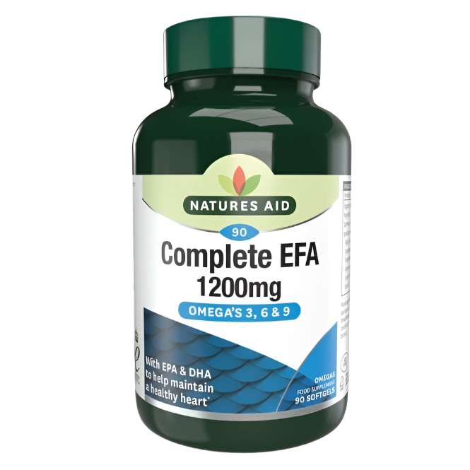 Natures Aid Complete EFA (Omega 3, 6 + 9) 90 Softgels